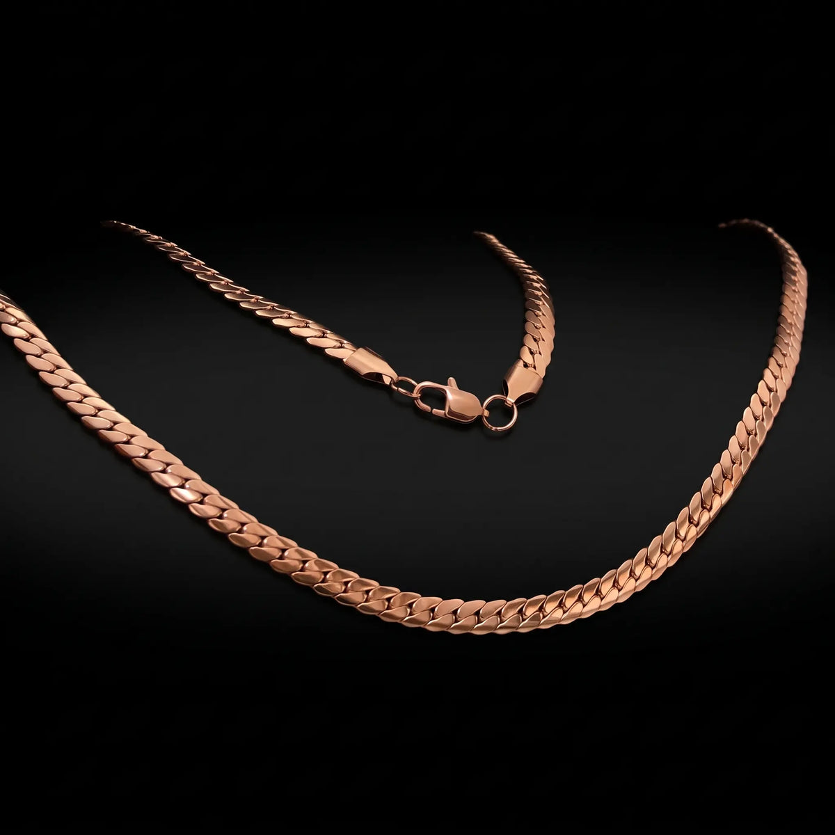 Cadena Serpiente Rosa